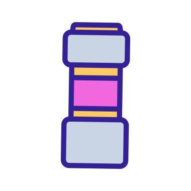 Mutfak ikonu vektörü için toz. İzole edilmiş kontür sembolü gösterimi