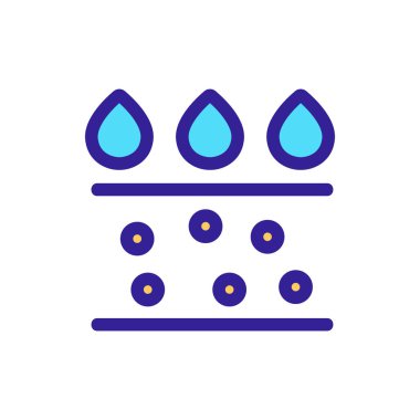 Vektör simgesini emiyor. İzole edilmiş kontür sembolü gösterimi