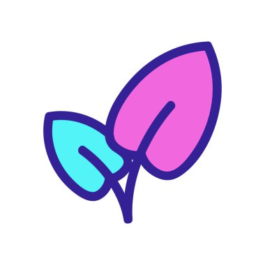 Simge vektörünü bırakır. İzole edilmiş kontür sembolü gösterimi