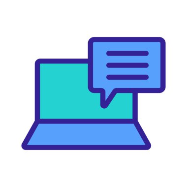 Gelen harf simgesi vektörü. İzole edilmiş kontür sembolü gösterimi