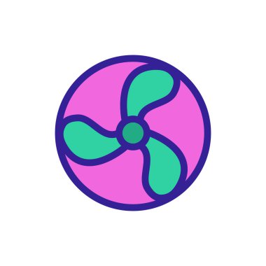 Hayran ikonu vektörü. İzole edilmiş kontür sembolü gösterimi