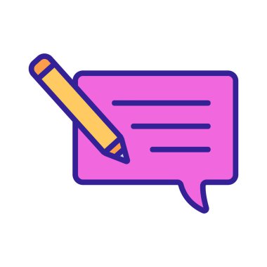 Kopyalama simgesi vektörü. İzole edilmiş kontür sembolü gösterimi