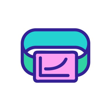 Akıllı ikon vektörü. İzole edilmiş kontür sembolü gösterimi