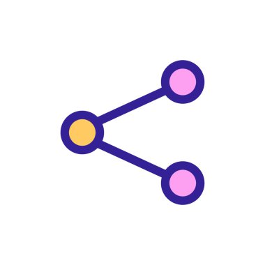 Vektör simgesini ayarla. İzole edilmiş kontür sembolü gösterimi