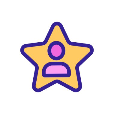 Kullanıcı simgesi bir vektör simgesidir. İzole edilmiş kontür sembolü gösterimi