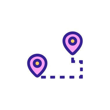 Akıllı araba ikon vektörü. İzole edilmiş kontür sembolü gösterimi