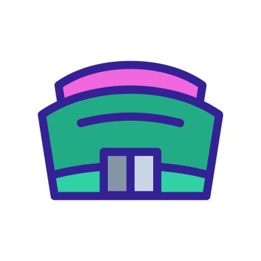 ampheator simge vektörü. İzole edilmiş kontür sembolü gösterimi