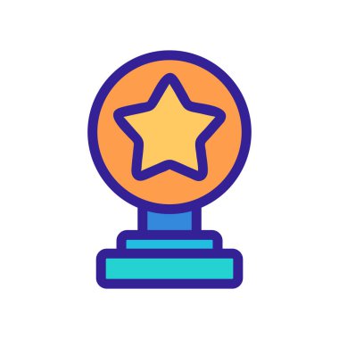 Grand Prix ikon vektörü. İzole edilmiş kontür sembolü gösterimi