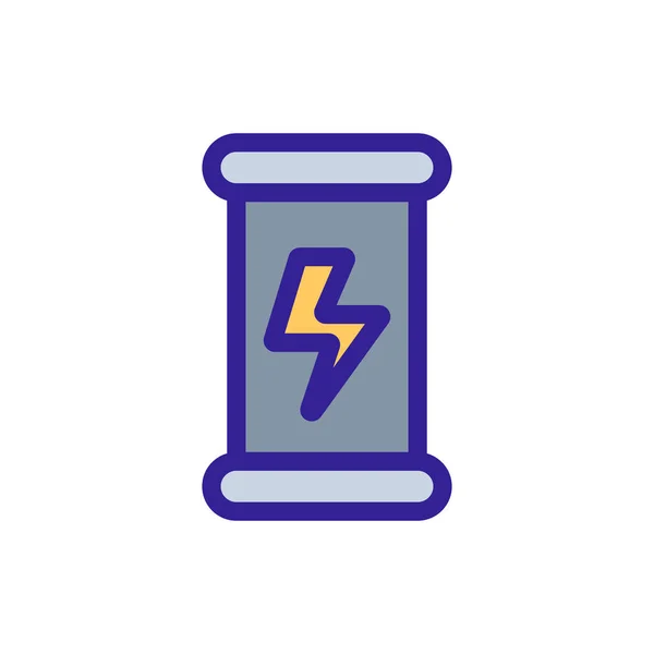 Energy drink icon vector. Isolated contour symbol illustration — Stock Vector