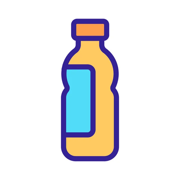 Energía bebida icono vector. Ilustración del símbolo de contorno aislado — Archivo Imágenes Vectoriales