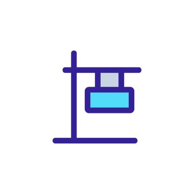 Simge vektörünü imzala. İzole edilmiş kontür sembolü gösterimi