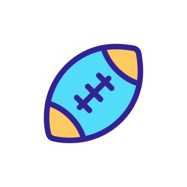 Hentbol ikon vektörü. İzole edilmiş kontür sembolü gösterimi