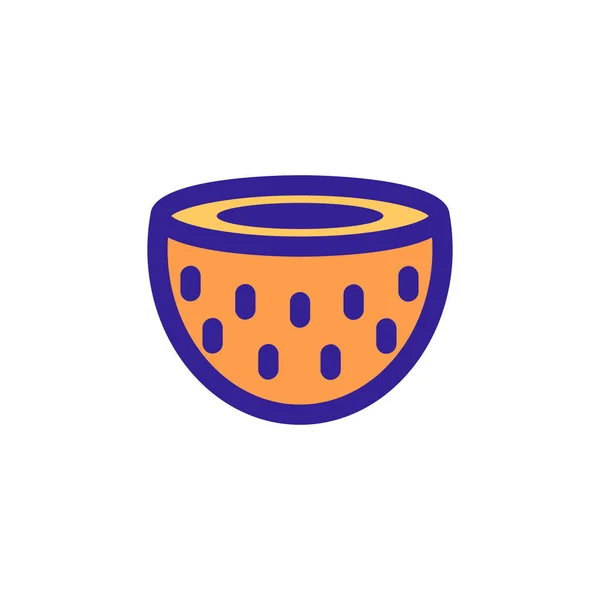 Vetor ícone de morango. Isolado contorno símbolo ilustração — Vetor de Stock
