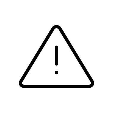 Simge vektörünü dikkatlice odakla. İzole edilmiş kontür sembolü gösterimi