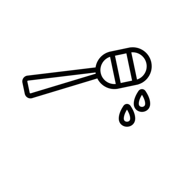 Honing icoon vector. Geïsoleerde contoursymbool illustratie — Stockvector