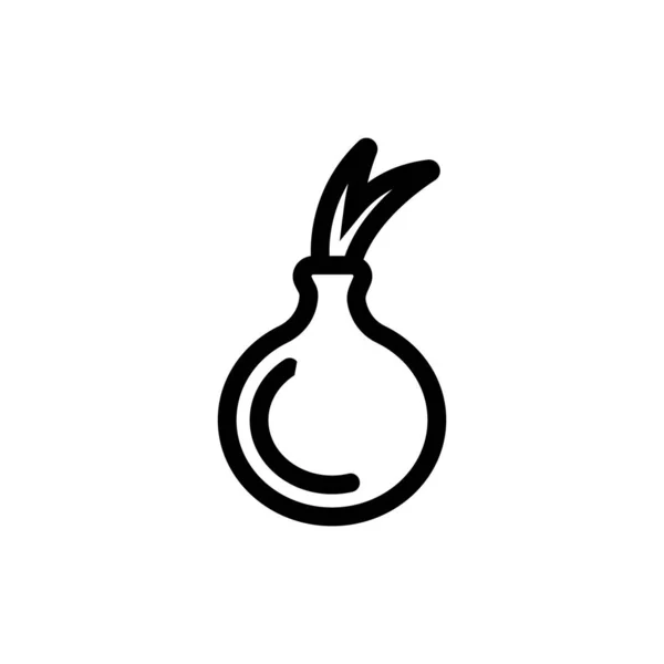 Icono de bombilla de Internet vector. Ilustración del símbolo de contorno aislado — Archivo Imágenes Vectoriales
