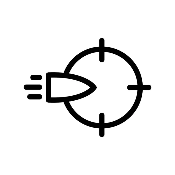 Kula ikonen vektor. Isolerad kontur symbol illustration — Stock vektor