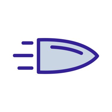 Kurşun ikonu vektörü. İzole edilmiş kontür sembolü gösterimi