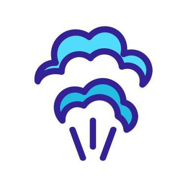 Simge vektörünün kokusu. İzole edilmiş kontür sembolü gösterimi