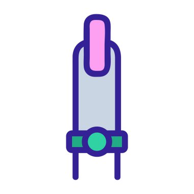 Halka düğün ikonu vektörü. İzole edilmiş kontür sembolü gösterimi