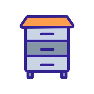 Bal kovanı arı ikonu vektörü. İzole edilmiş kontür sembolü gösterimi