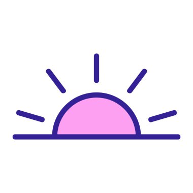 İslam ikonu vektörü. İzole edilmiş kontür sembolü gösterimi