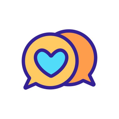 tarih buluşma simgesi vektörü. İzole edilmiş kontür sembolü gösterimi