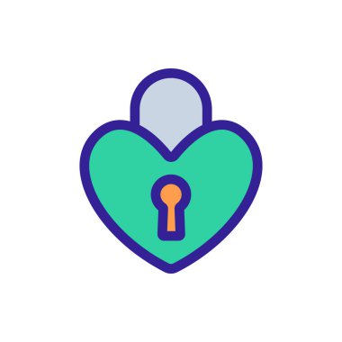 tarih buluşma simgesi vektörü. İzole edilmiş kontür sembolü gösterimi