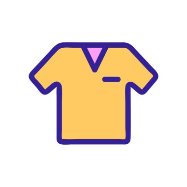 Pamuk simgesi vektörü. İzole edilmiş kontür sembolü gösterimi