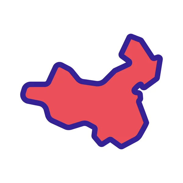 Vecteur d'icônes Chine soie. Illustration de symbole de contour isolé — Image vectorielle