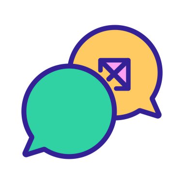 Simge vektörünün sınav sorusu. İzole edilmiş kontür sembolü gösterimi