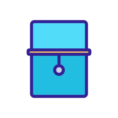 perde ikon vektörü. İzole edilmiş kontür sembolü gösterimi