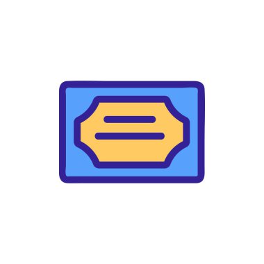 Akademi diploması ikon vektörü. İzole edilmiş kontür sembolü gösterimi