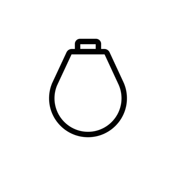 Wektor ikony pierścienia. Ilustracja izolowanego symbolu konturu — Wektor stockowy