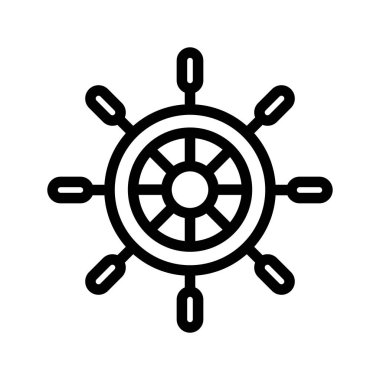 Geminin direksiyonu bir ikon vektörüdür. İzole edilmiş kontür sembolü gösterimi