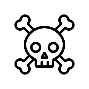 Komik Roger ikon vektörü. İzole edilmiş kontür sembolü gösterimi