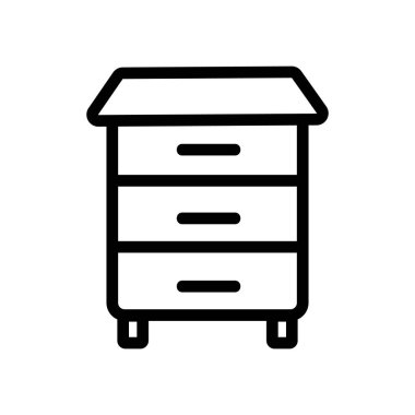 Bal kovanı arı ikonu vektörü. İzole edilmiş kontür sembolü gösterimi