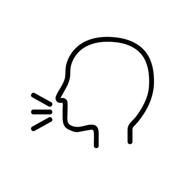 Stofman hoofd icoon vector. Geïsoleerde contoursymbool illustratie — Stockvector