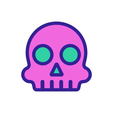 Bayram Ölü Simge Vektörü. İzole edilmiş kontür sembolü gösterimi