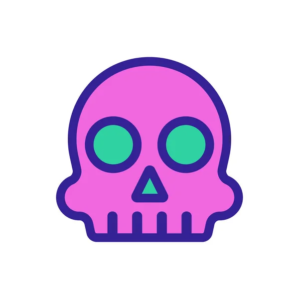 Holiday Dead Icon Vector. Illustration de symbole de contour isolé — Image vectorielle