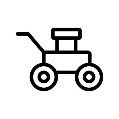 Kriket ikonu vektörü. İzole edilmiş kontür sembolü gösterimi