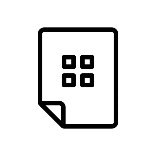 O código de barras é um vetor de ícone. Isolado contorno símbolo ilustração — Vetor de Stock