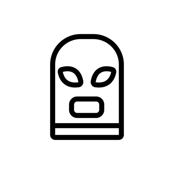 Вектор ікони Тікі. Ізольований контурний символ. — стоковий вектор