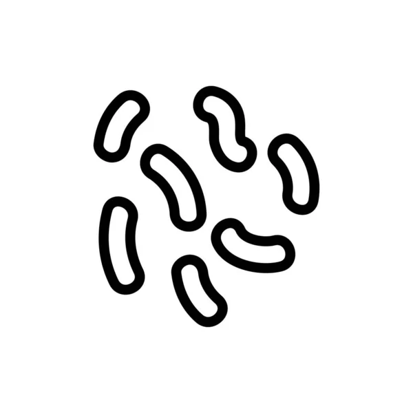 El icono de la varita intestinal es un vector. Ilustración del símbolo de contorno aislado — Vector de stock