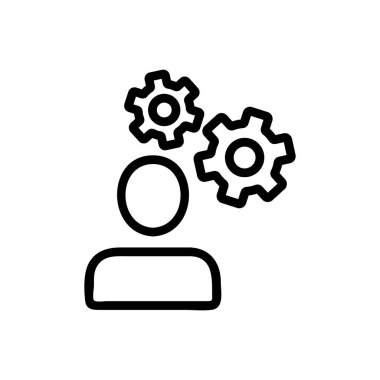 Programlama simgesi vektörünü ayarla. İzole edilmiş kontür sembolü gösterimi