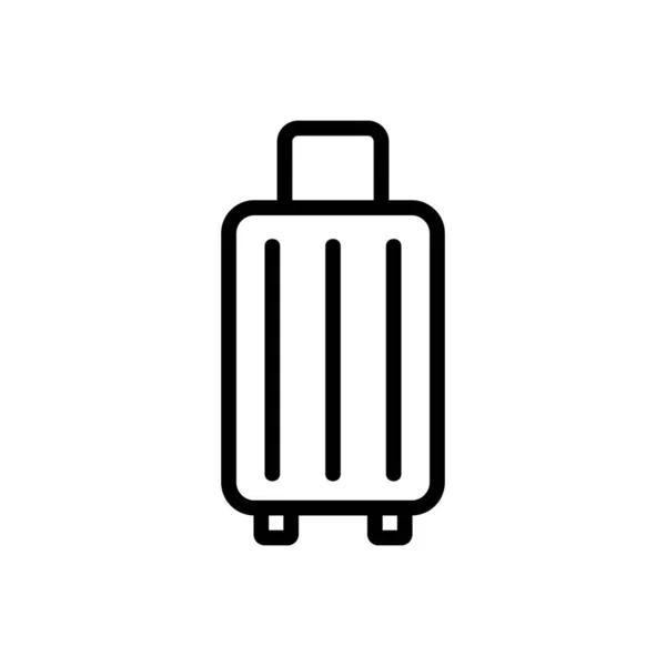 Baggage icon vector. Isolated contour symbol illustration — ストックベクタ