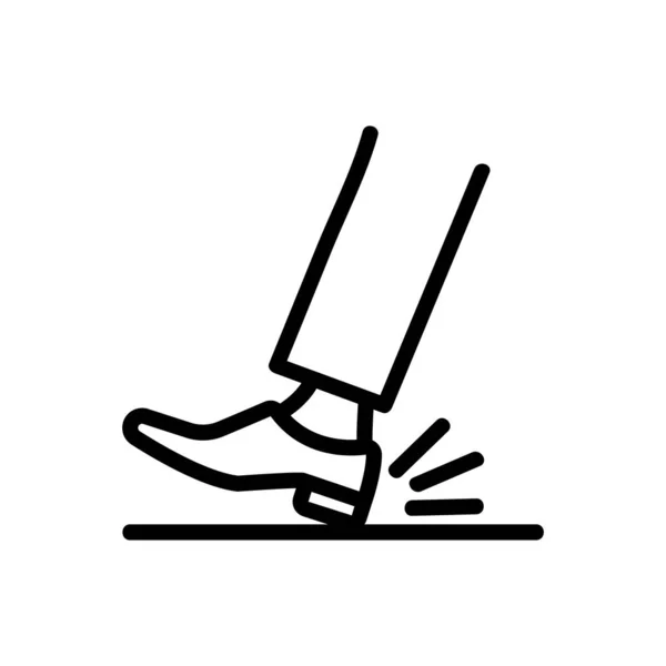 Vector de icono de limpieza húmeda. Ilustración del símbolo de contorno aislado — Vector de stock