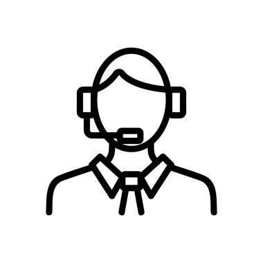 Sevkiyat simgesi vektörü. İzole edilmiş kontür sembolü gösterimi