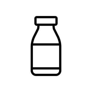 Limon suyu ikonu vektörü. İzole edilmiş kontür sembolü gösterimi