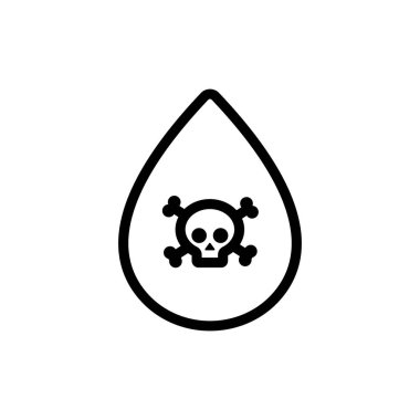 Hastane kan ikonu vektörü. İzole edilmiş kontür sembolü gösterimi